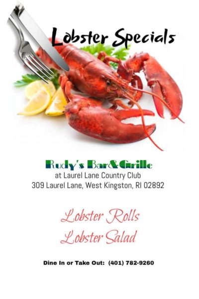 Rudy's Bar & Grille | Specials at Laurel Lane Country Club