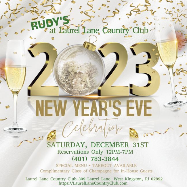 2022 New Year's Eve at Rudy's