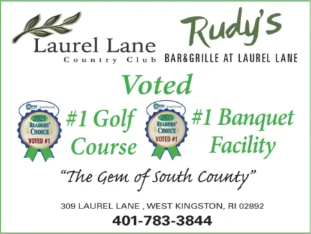 Laurel Lane Country Club, Rudy's Bar&Grille CHOSEN #1 Golf Course and Banquet Facility 2021